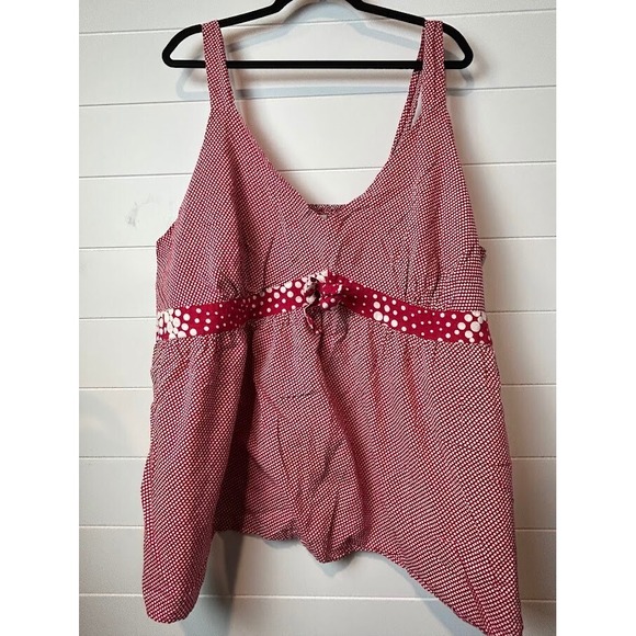 Cato ‎ Fashion Plus Size Red/white Polka Dots Women's 26/28W - Picture 1 of 5